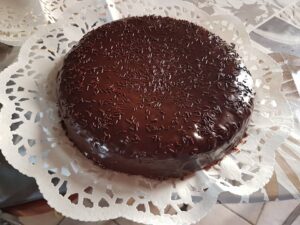 bolo de chocolate