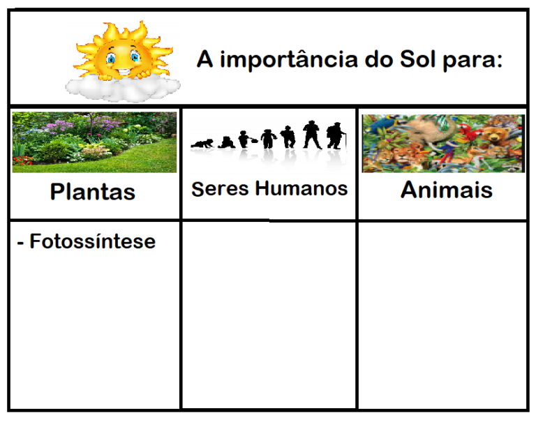 AULA 7 – A IMPORTÂNCIA DO SOL PARA OS SERES VIVOS