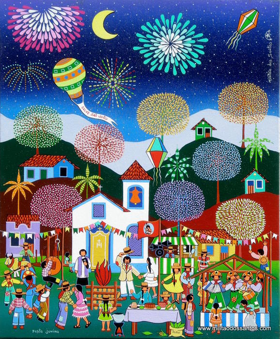 militão dos santos - Festa Junina- 50x60