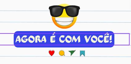 AGORA É COM VOCÊ